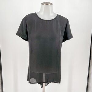 Meraki black short sleeve top